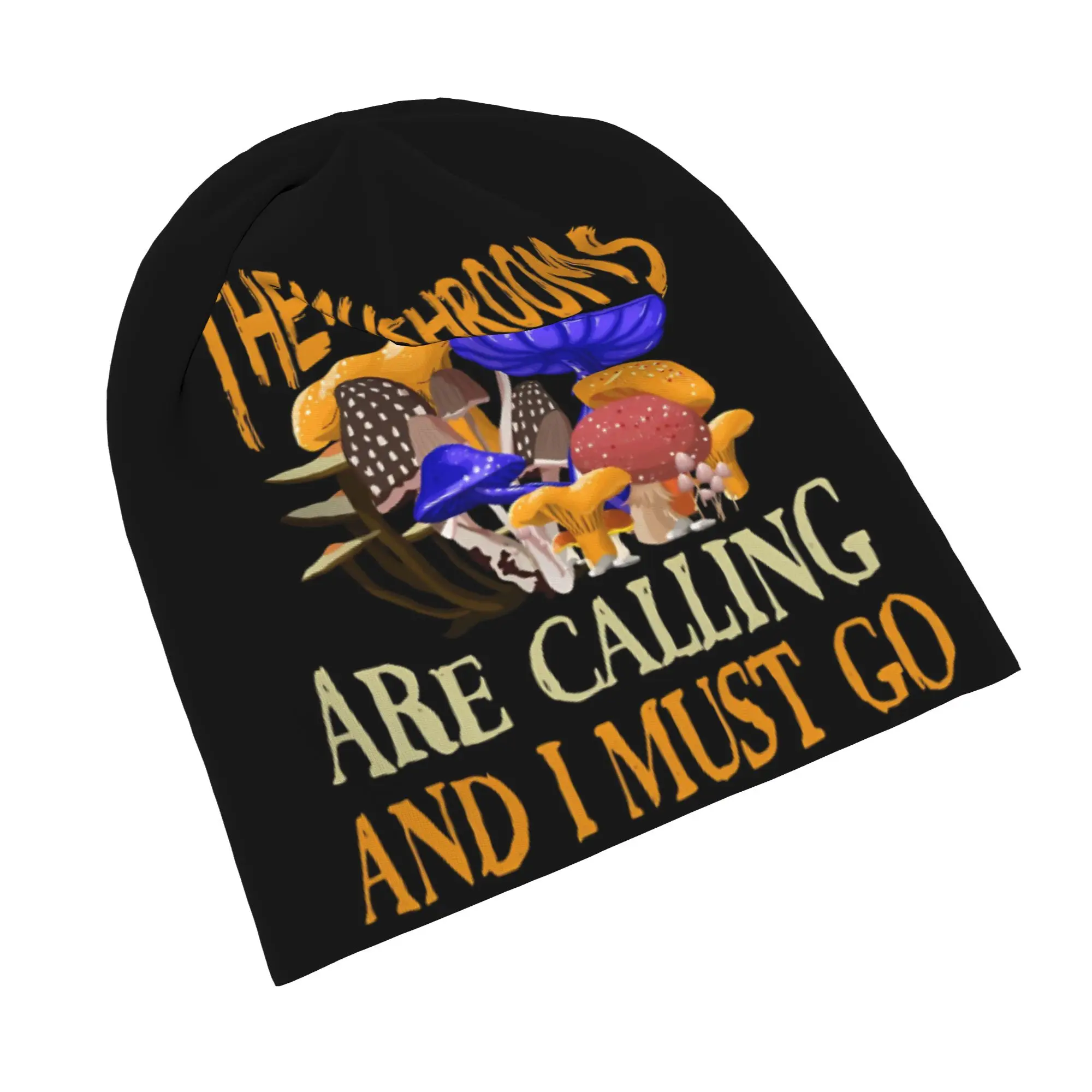 Lightweight Mushrooms Are Calling Slouchy Beanie for Men Women Daily Work Skull Cap