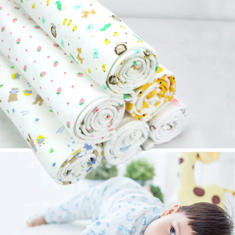 Cotton Fabric Baby Clothes Children's Flower Cloth Knitted