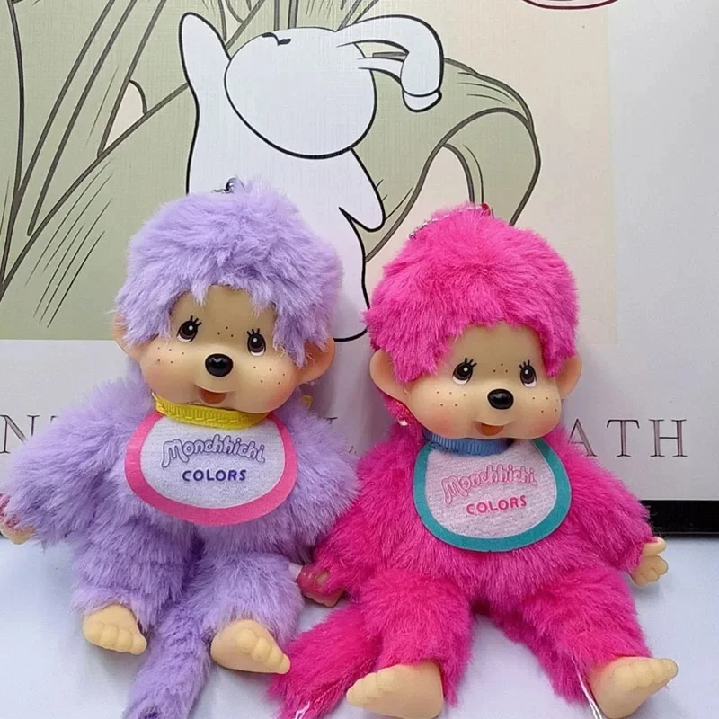 Em estoque quente bonito e interessante monchichi idols amor feijão pingentes namorada casal presentes de aniversário das crianças pelúcia para