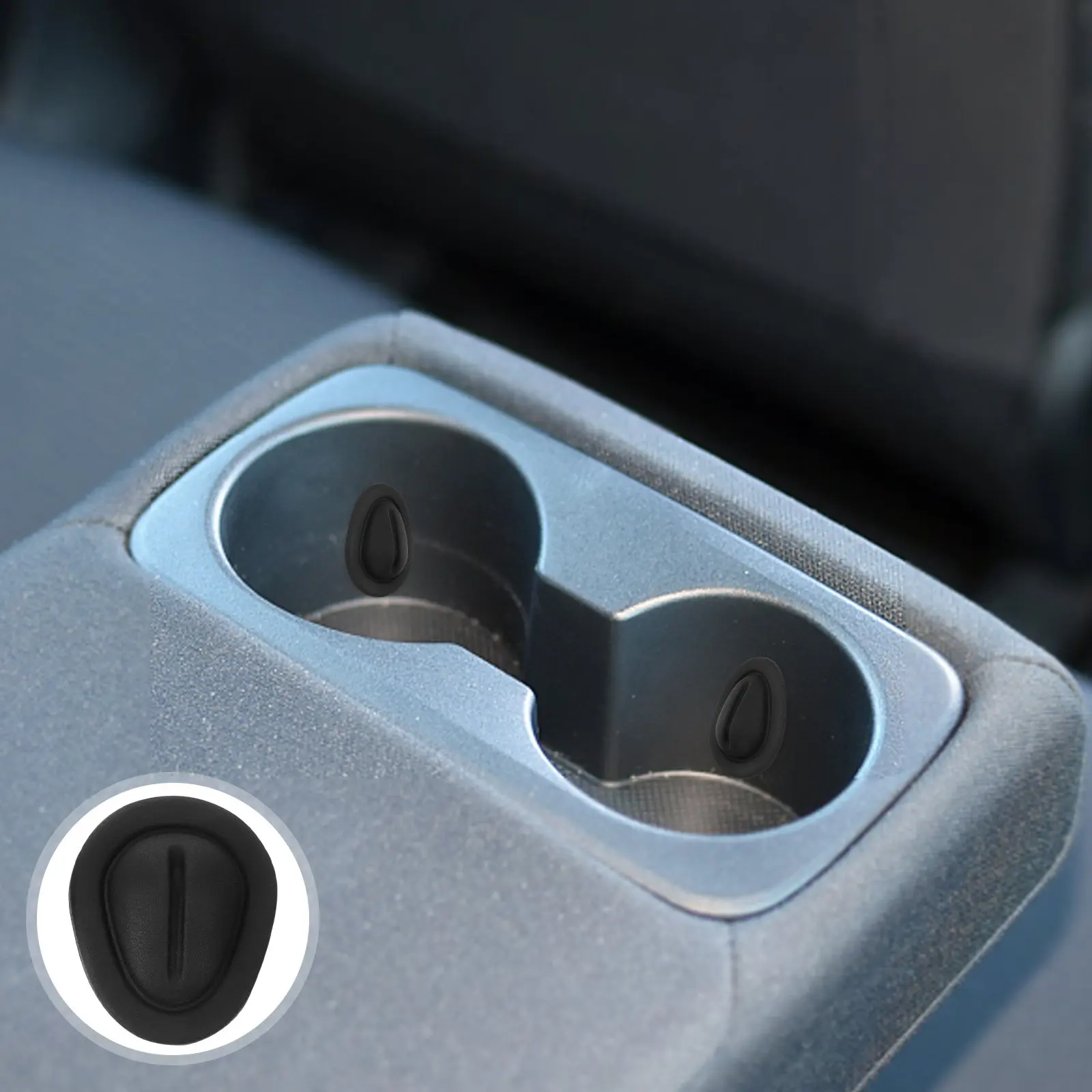 3Pcs Silicone Cup Holder Insert Car Cup Limiter for Console Prevent Movement Secure Hold Compact Portable Interior Accessory Set