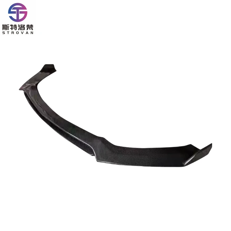 STLF Latest New Model CM-ST Style Carbon Fiber Front Bumper Diffuser Lip Fits for Mustangs