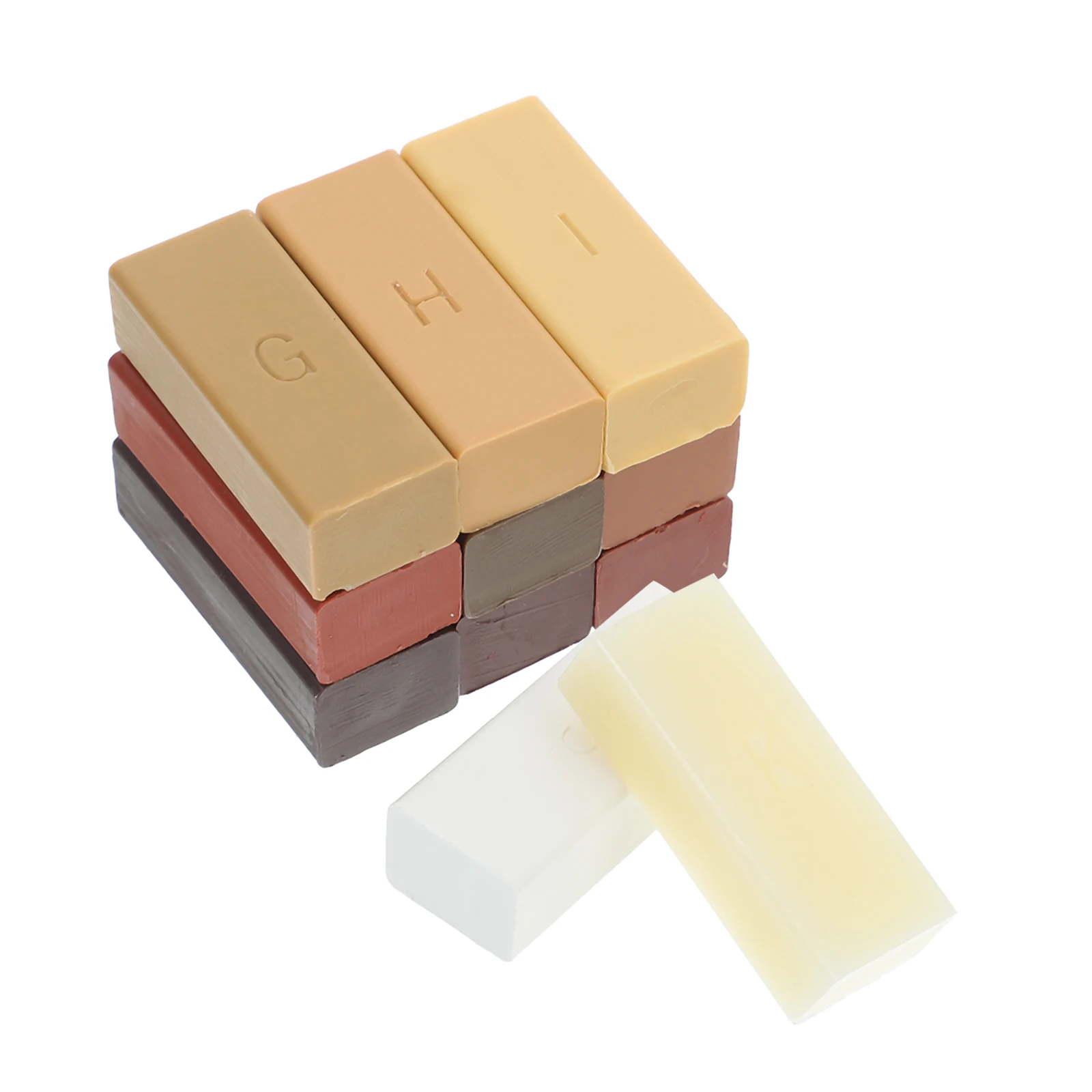 

11pcs Wood Sticks 11 Colors For Hardwood Laminate Vinyl Flooring Scratch Filler Furniture Tool For Floor Repair Wood Floor Wax