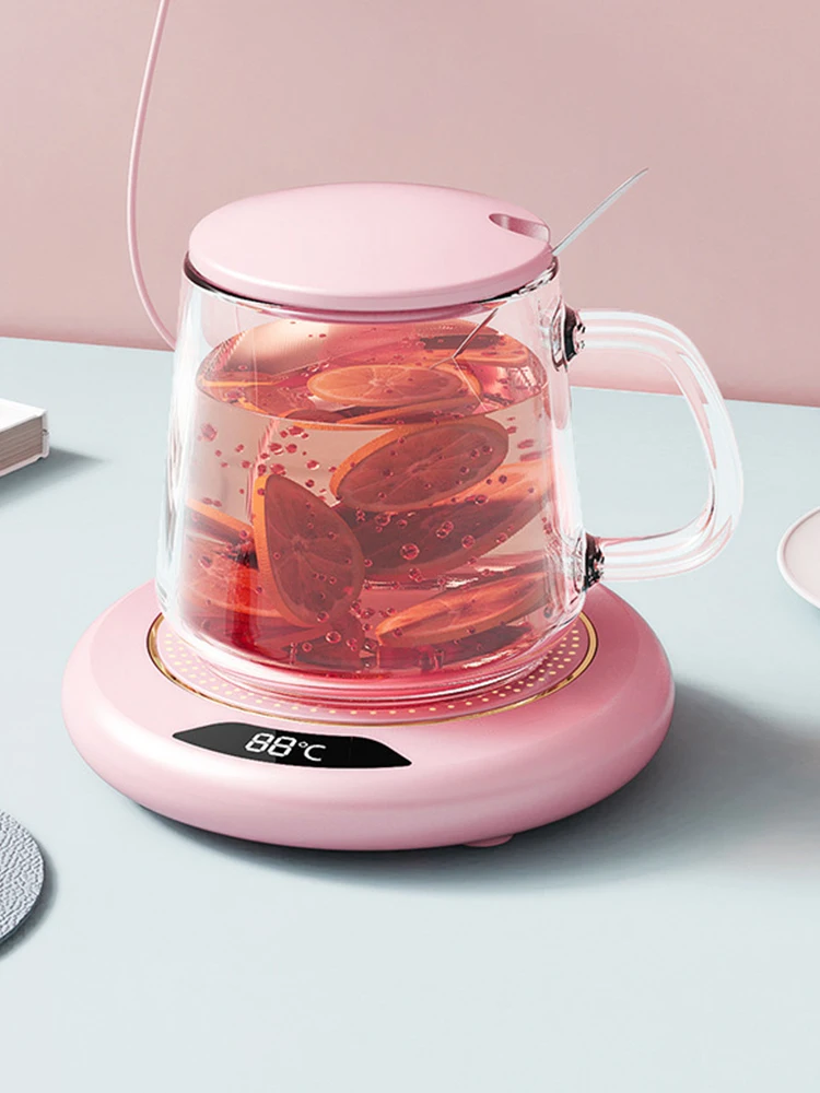 Chauffe-tasse à café 20W, USB, chauffe-tasse Constant, sous-verres chauffants, plaque, 3 vitesses, réglage de températures pour l'eau et le lait