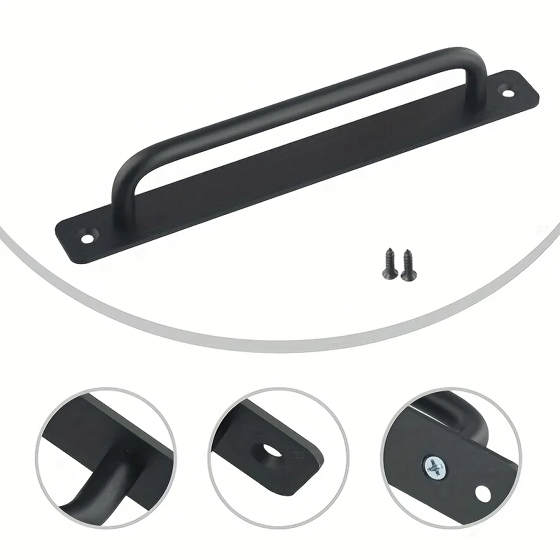 2pcs/set Door Handle Cabinet Pulls Aluminum Push-pull Balcony Gate Window Pulls Knob Kitchen Furniture Hardware Handle