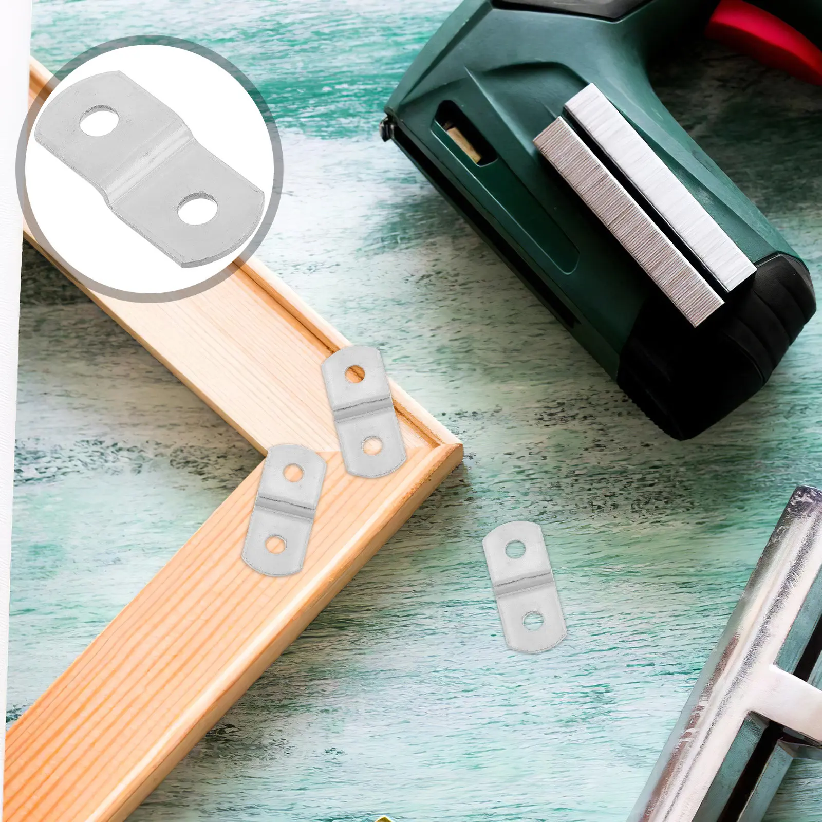15Pcs Silver Z-Shaped 90° Corner Connectors for Furniture – Stable, Easy-Install Metal Brackets