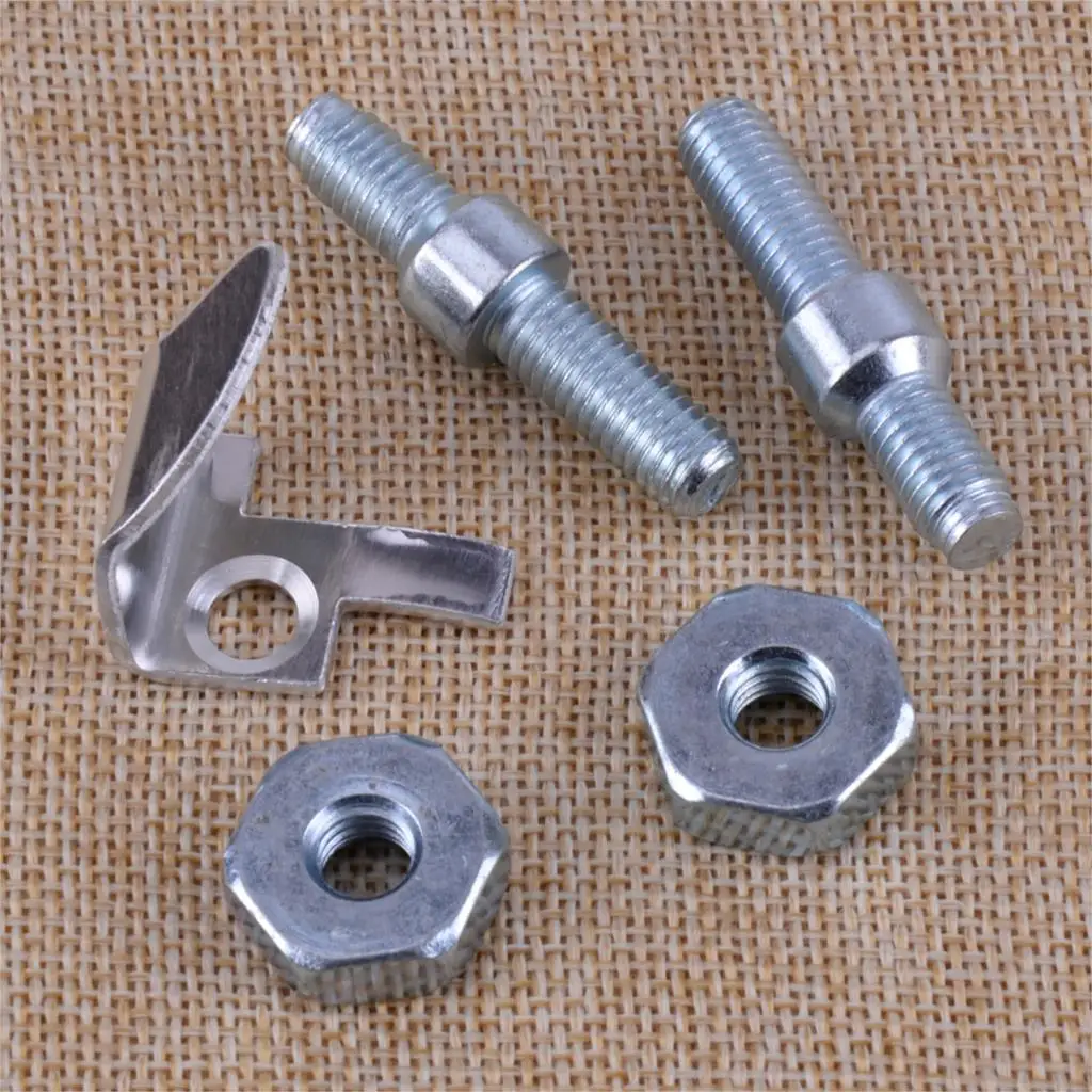 LETAOSK Silver Collar Screw M8 Bar Nut Stud Chain Catcher 0000 953 6605 Fit for STIHL 026 036 038 MS260 MS360