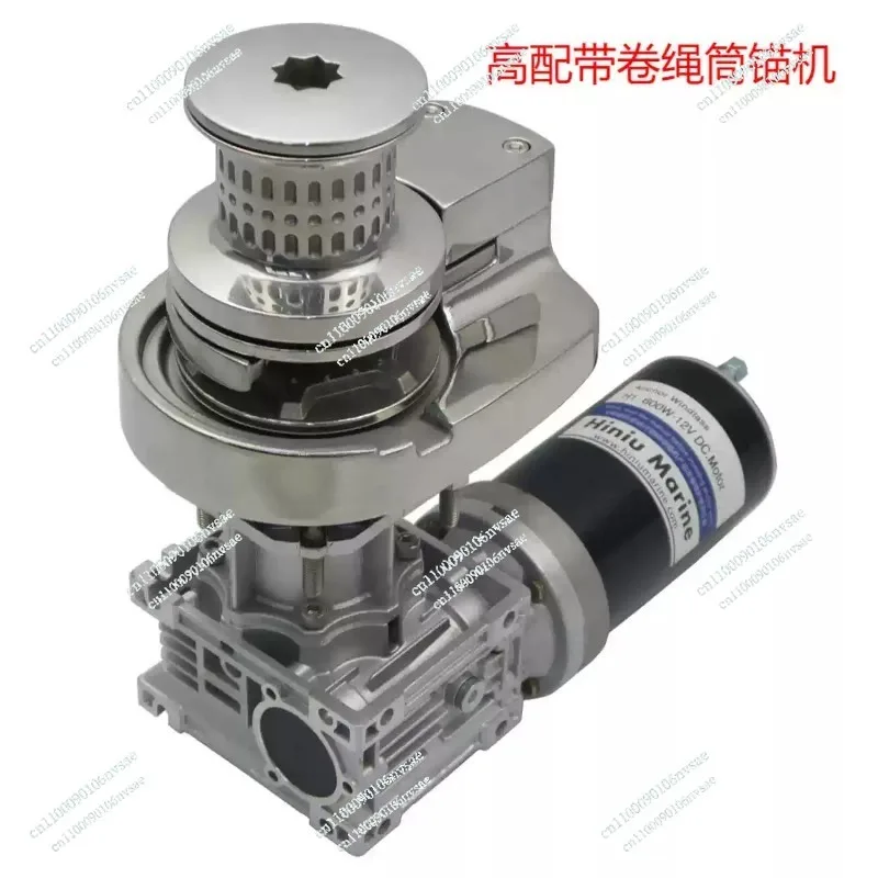 12V Electric Anchor Winch 600W 1000W Vertical Windlass 316L Stainless Steel for Luxury Yacht Marine Upgrade