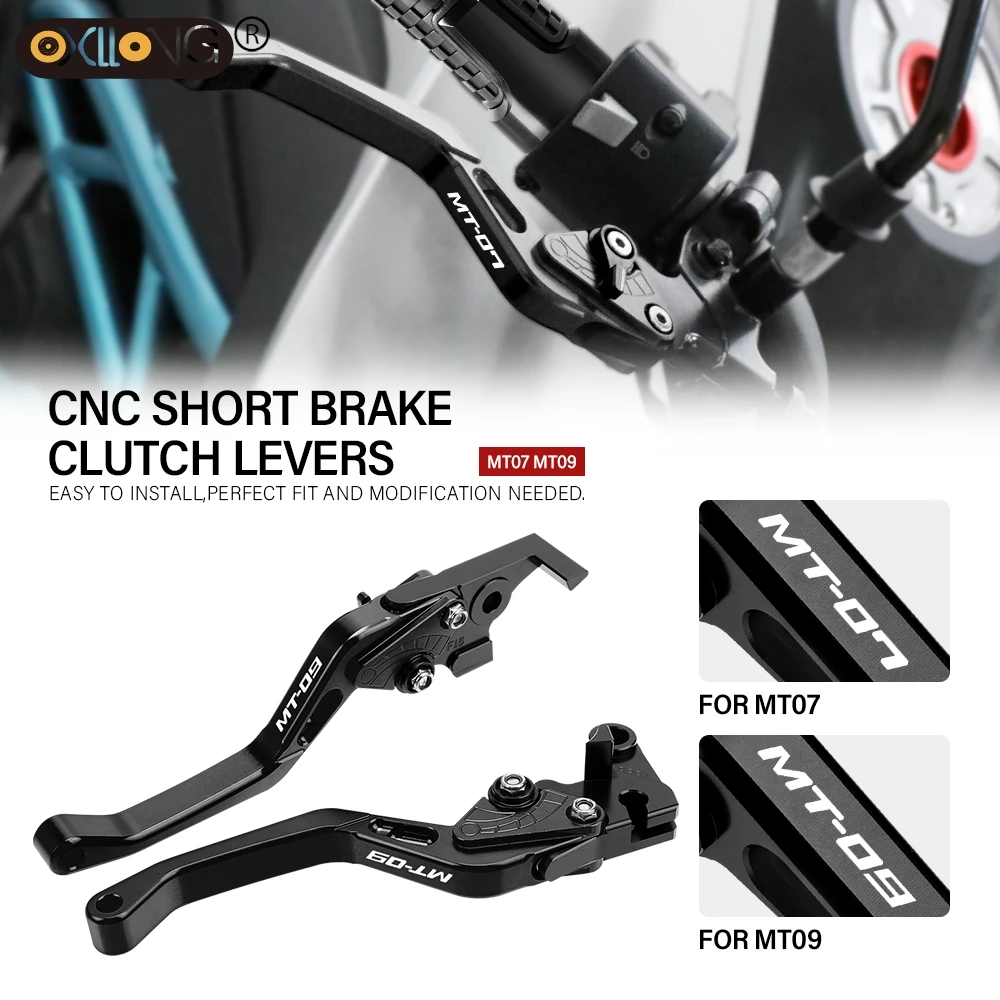 

CNC Motorcycle Short Brake Clutch Levers Accessories Parts For YAMAHA MT-07/Tracer MT-09 SP MT07 MT09 2013-2021 MT 07 09