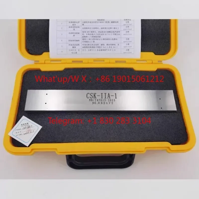 NDT Penetrant Magnetic Particle Test Strip CSK-1A NB/T47013-2023 Calibration Test Block