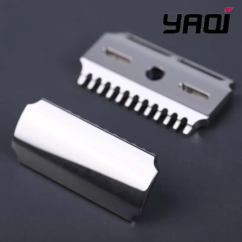 

Vostok 90DC 316 Stainless Steel Polished Dual Comb Safety Razor Head with 0.9mm Blade Gap Yaqi