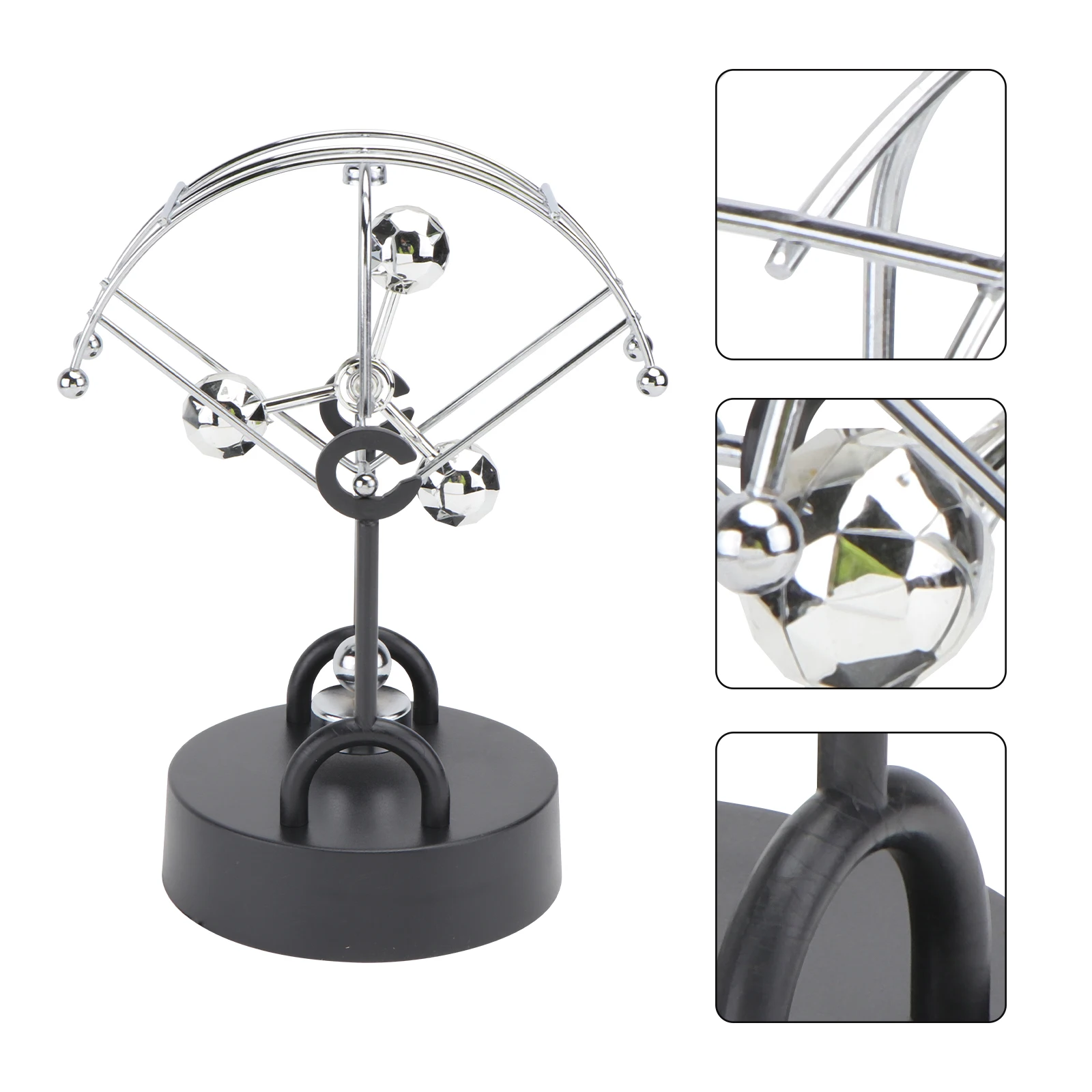 1pc Physics Motion Perpetual Mechanics Science Ornament Desktop Electronic Perpetual Office Desk Decoration High-Quality