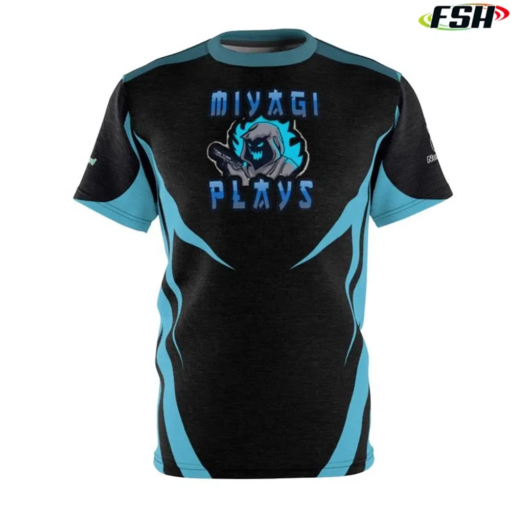 High Quality Custom Logo Team Uniform Sports Quick Dry Polyester All Over Print 3D  Men Training T-shirt