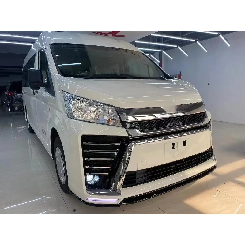 

Высокое качество Hiace 300 Bodykit Upgrade 2019-2022, передние и задние бамперы в стиле Vellfire Modelli-sta M, полипропиленовое новое состояние