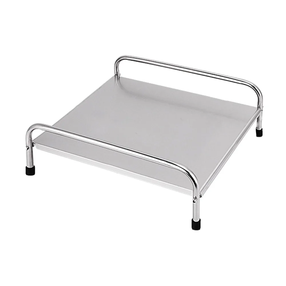 Stainless Steel Induction Cooker Bracket Silver Multipurpose Electric Stove Stand Durable Non Slip Feet Stove Top Organizer