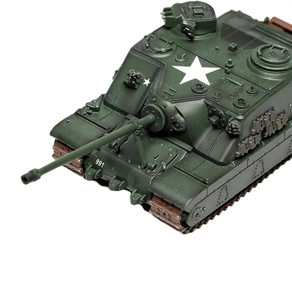 Colección de vehículos tanque fundidos a presión de aleación, decoración de escritorio de oficina, regalos para adultos, juguetes, 1/72