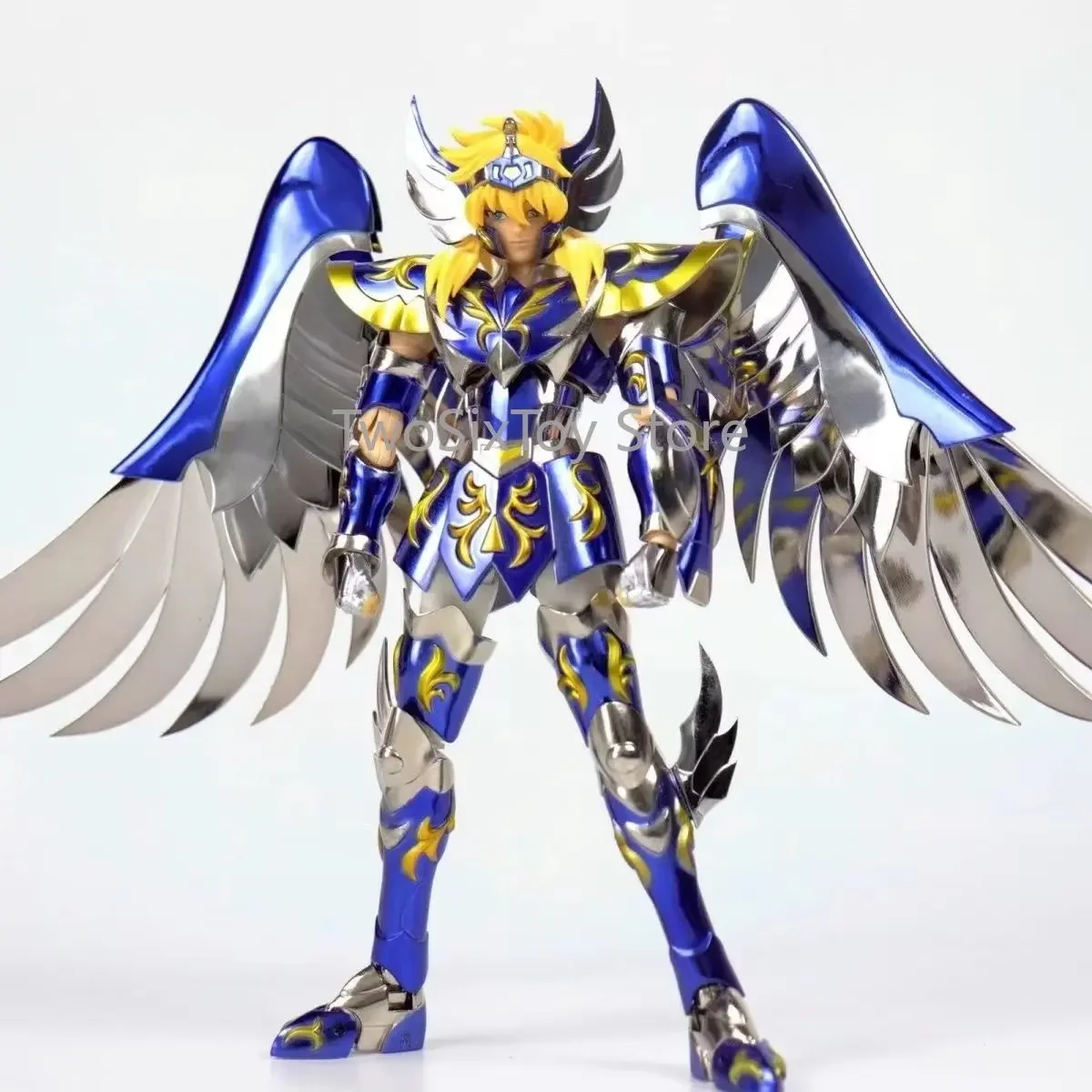 

Shinetime ST Saint Seiya Myth Cloth EX God Cloth Bronze Cygnus Hyoga V4 10th Anniversary Action Figure Knight of Zodiac in stock