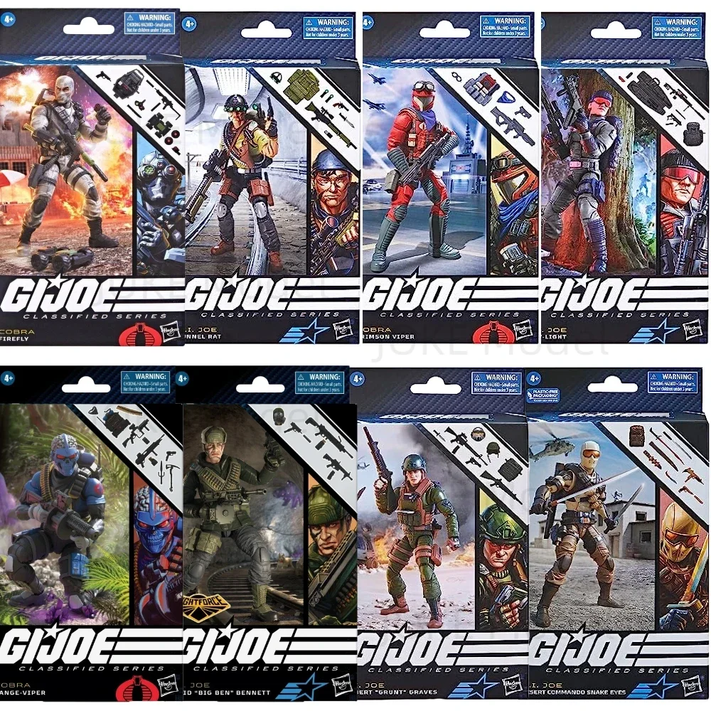 

G.I. Joe GI JOE Classified Series Once A Man 60th Jumper Doc Greer Dreadnok Torch Alpine Action Figure Model Toy Hobby Gift