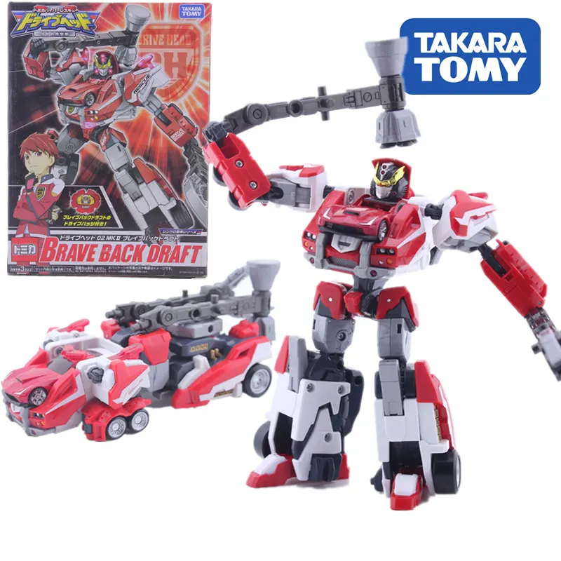 

TAKARA TOMY Rescue Back Draft 02MKⅡ Transformers Red Robot Model Action Figure Toys for Kids Gift Collectible