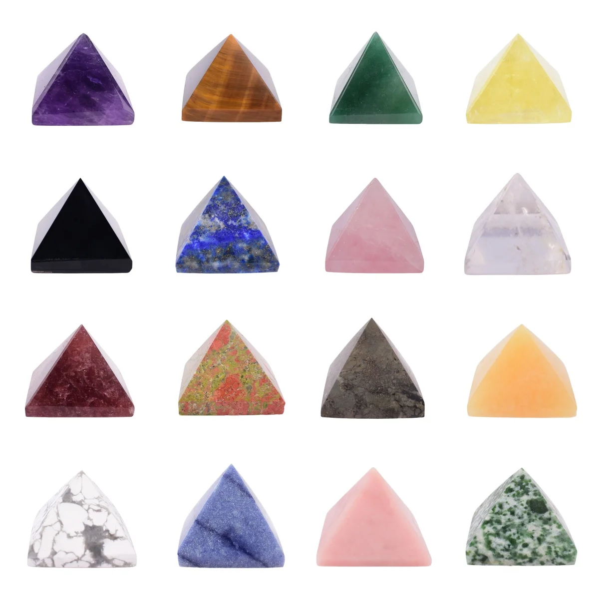 Piedra de Cristal Natural, Obelisco, Pirámide, Decoración, Piedra Curativa Reiki, Espécimen Mineral, Artesanía, Decoración para el Hogar y Escritorio, Regalo DIY, Recuerdo
