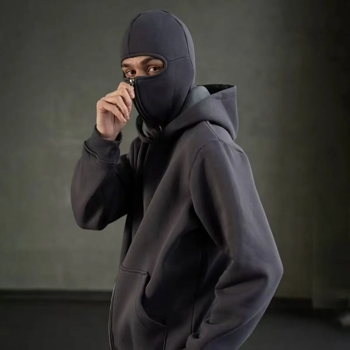 سترة Arakis Land Holds Dune Tales ذات قبعة مزدوجة وسحاب وغطاء للرأس للربيع والخريف #5