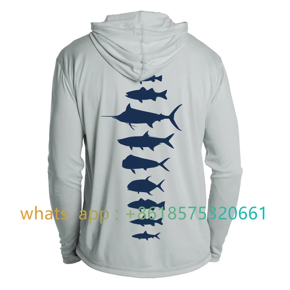 Repyourwater Fishing Shirt Long Sleeve Sun Uv Upf30 Quick Dry Top Lightweight Men Fishing Clothes Sports Hunting Camping Shirt