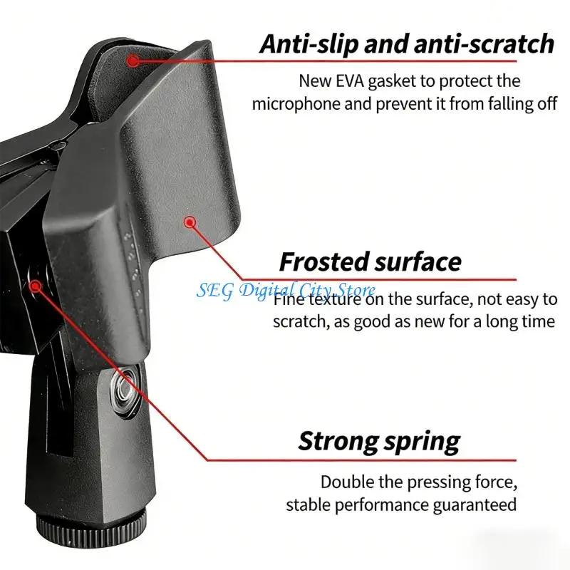 

U75B Reliable Aluminum Desktop Voice Stand With Stable Base And Smooth Adjustment For Vocal Capturing