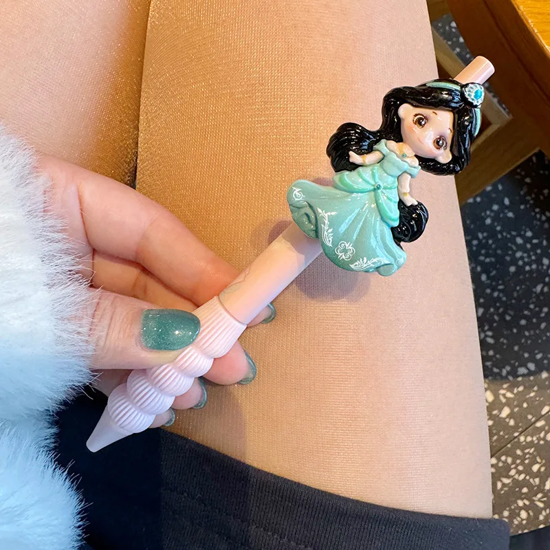 Disney Elsa Gel Pen Ballpoint Pen Black Ink 0.5mm Student Press Signature Pens Writing Stationery Cute Office School Supplies