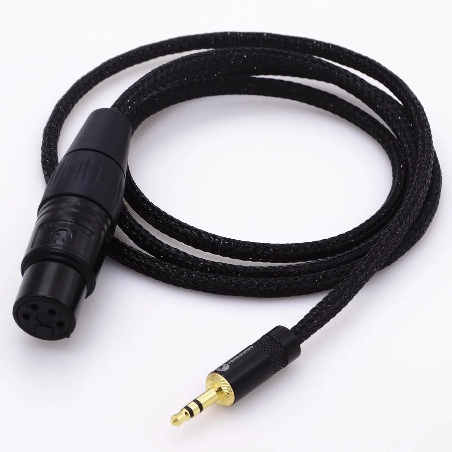 GAGACOCC 1M Black 5N OCC Cooper 1/8 3.5mm Male to 4 pin XLR Female 4 pin XLR Balanced Cable