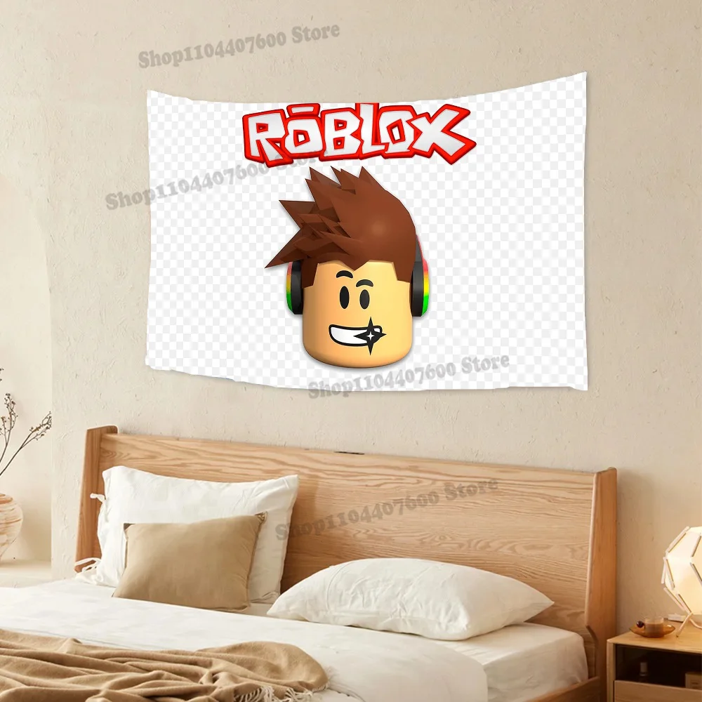 Game R-R-Robloxes Tapestry Printed Tapestry Decoration canvas Travel Used for advertising creative Birthday Gift