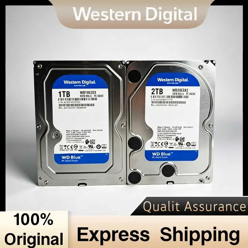

WD Blue SATA Internal HDD 1TB 2TB 3TB 4TB 6TB 3.5" Mechanical Hard Disk for Desktop PC Surveillance DVR NAS Server