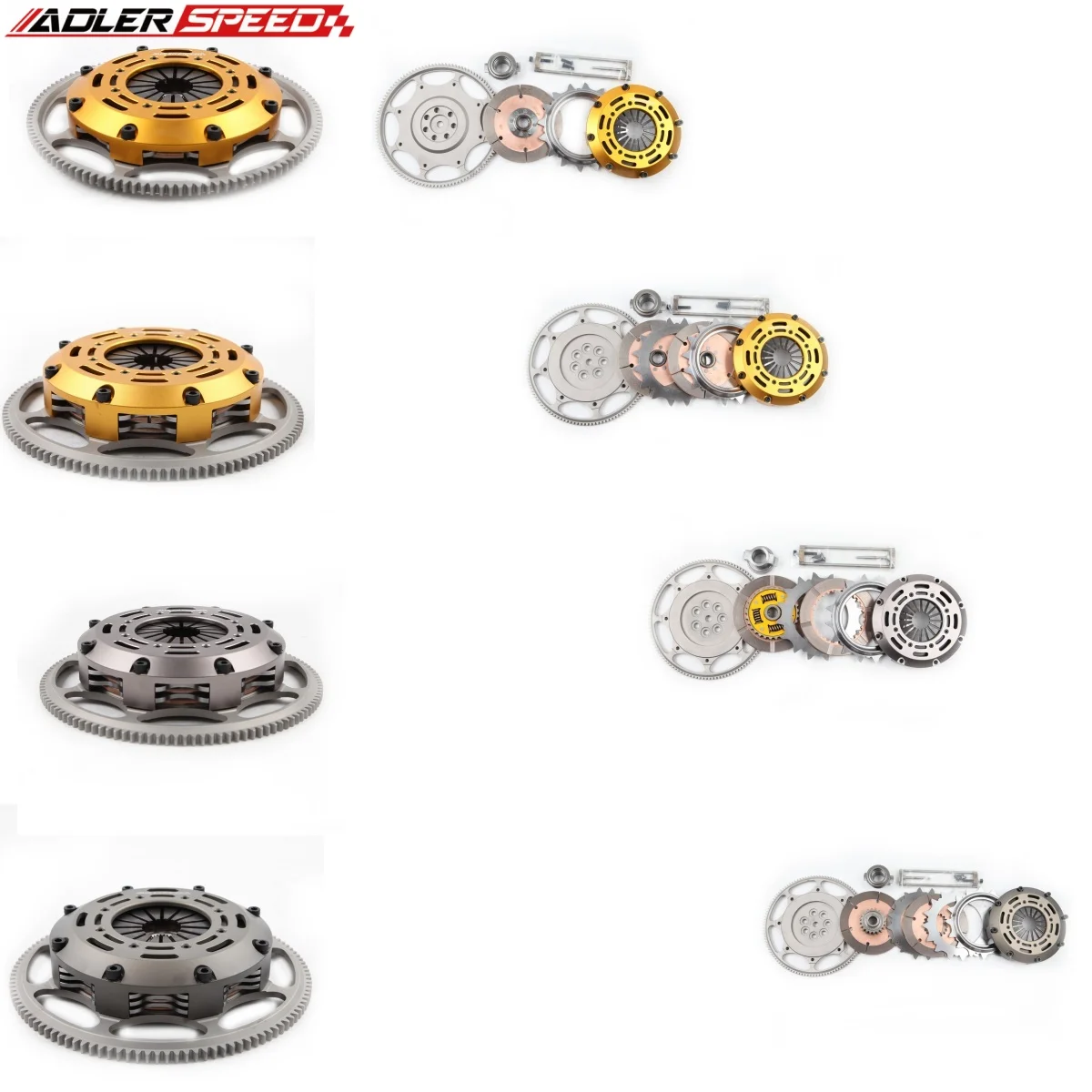 

ADLERSPEED Racing /Street Clutch Single/Twin/Triple Disc Kit Super light WT For Mitsubishi Lancer Evo 4 5 6 7 8 9 2.0L 4G63