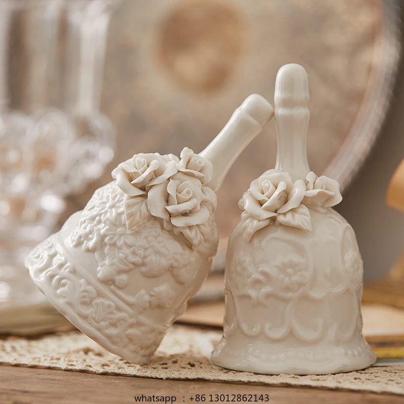 

Французское ретро керамическое кольцо на руку, звонок, напоминание о звонке, ресторан, бар, стол, блюдо, колокольчик, европейское украшение дома