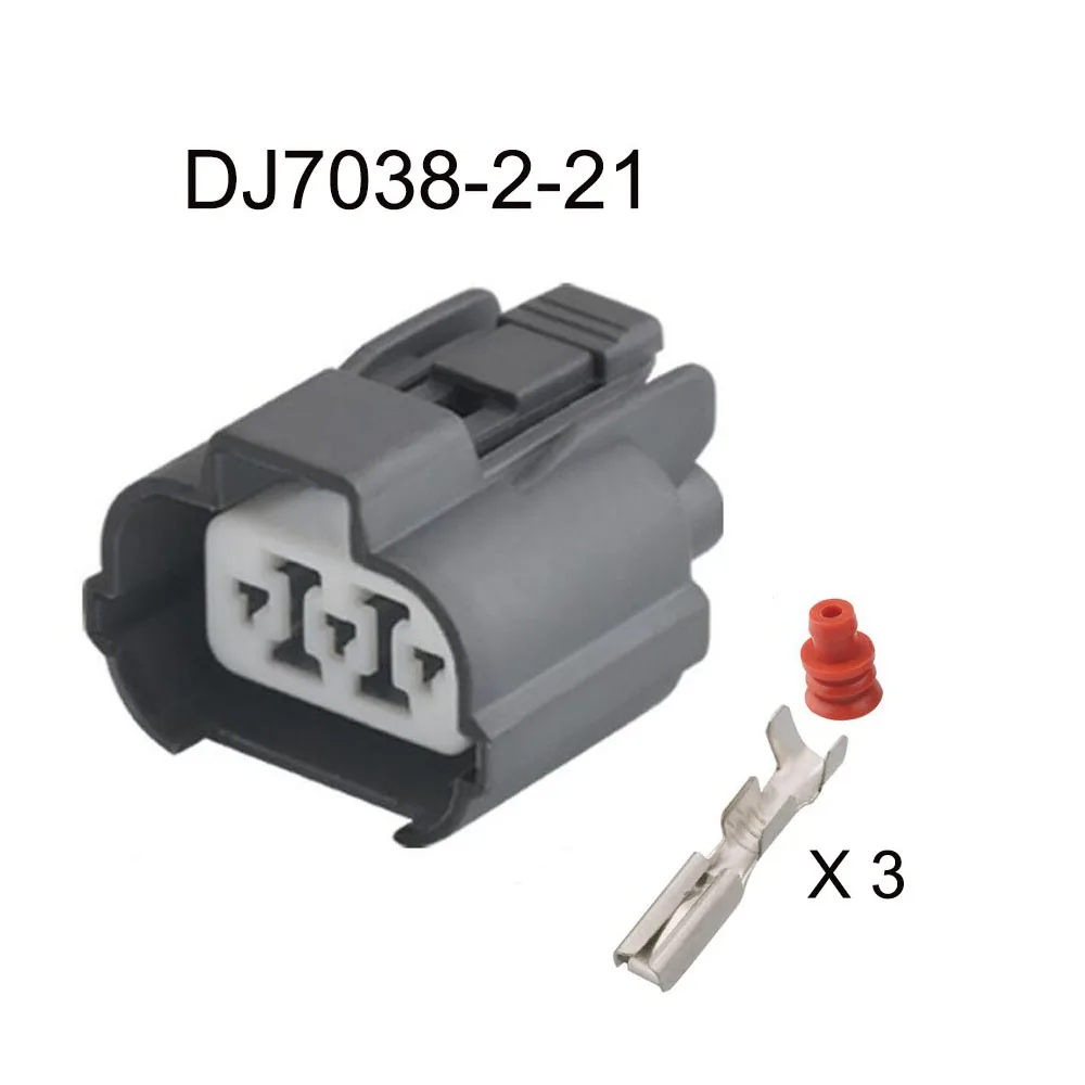 Imagem -03 - Cabo de Conector Impermeável Automático Plugue Automotivo Soquete Masculino Família Inclui Selo Terminal Pinos Dj7038211 Dj7038-21 100set