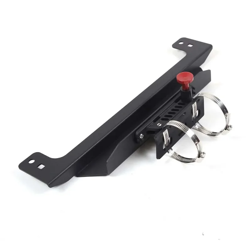 For Toyota Tundra 2022-2024 Aluminum Alloy Car Fire Extinguisher Bracket Co-pilot Under Seat Storage Panel Rack Car Accessories