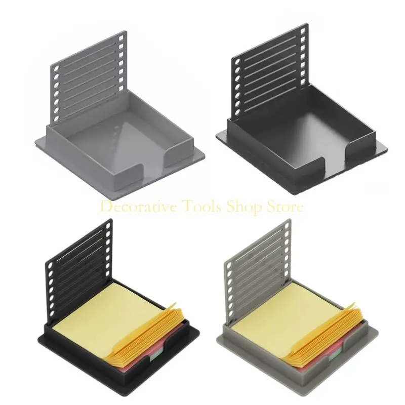 QX2E قالب استنسل ملاحظات لاصق مكون من قطعتين لمشاركات تخزين الأدوات المكتبية المريحة وحامل الملاحظات ومنظمات المخطط اليومي