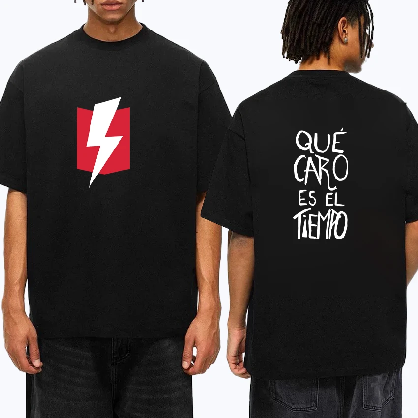 Camisetas 100% Algodão Hot Sale Verão Dani Martin Que Caro Es El Tiempo Álbum Merch Masculino Feminino Top Harajuku Manga Curta