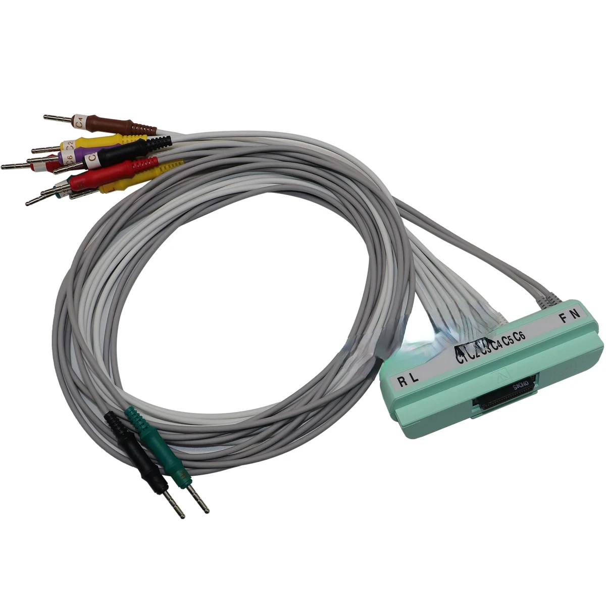 NIHON-KOHDEN ECG1550P original ECG 12 cables leadwire K093A/BR-911D ecg trunk cable &leadwire