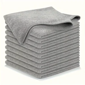 5/10/20 PCES Kitchen towel, ultra -throat light gray gray cleansing cloth, absorbent cloth, soft and spot remover 10 Main Sales House Cleaning - №5