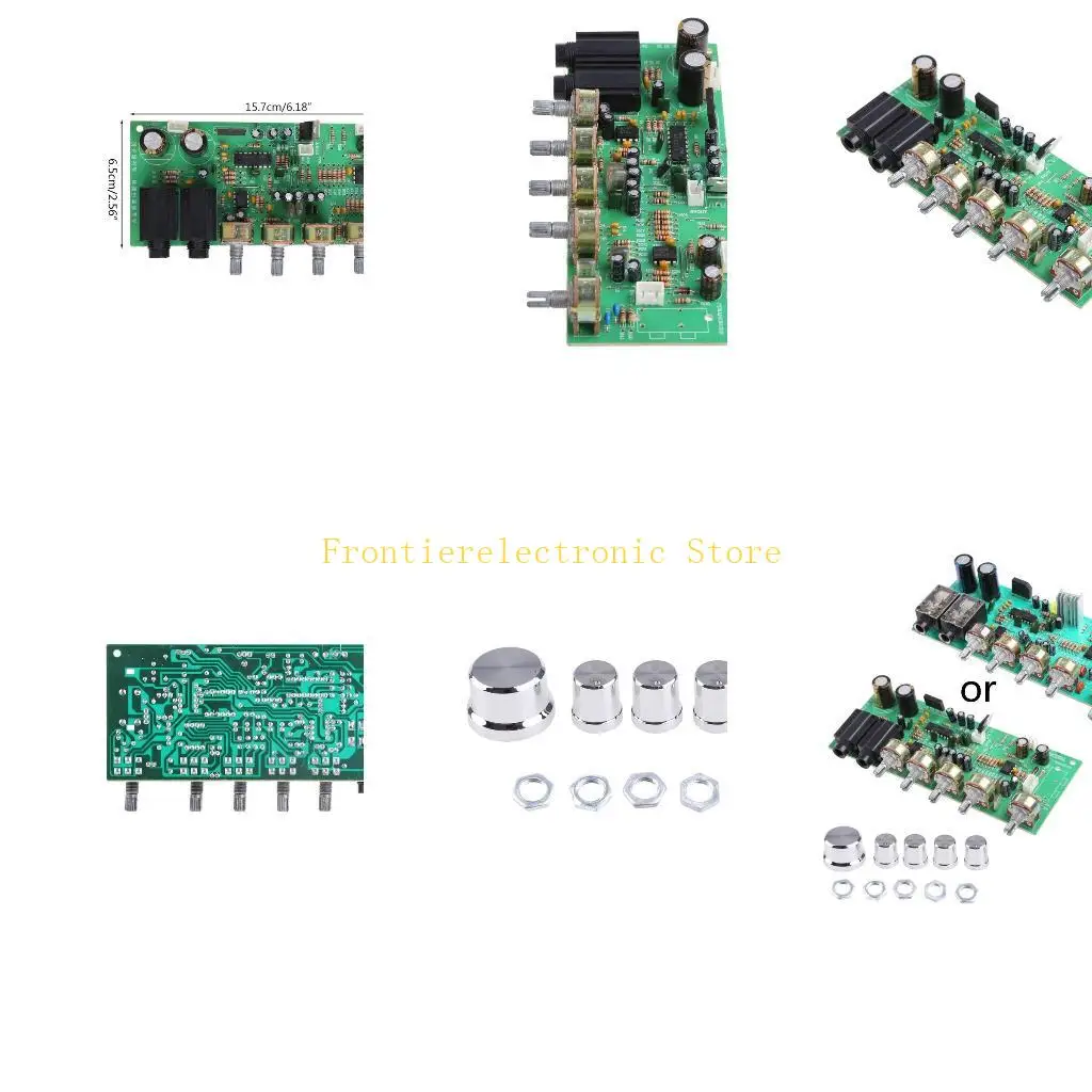 

Операционный усилитель G8DB TL074, двойной усилитель реверберации AC12 ~ 15 В, передняя тональная плата PT2399, подключенная 5
