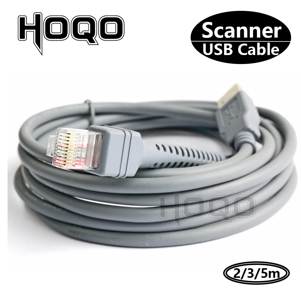 2M Symbol Skaner kodów kreskowych Kabel USB LS1203 LS2208 LS4208 LS3008 CBA-U01-S07ZAR Zamiennik dla Zebra Ds2278 hurtowo