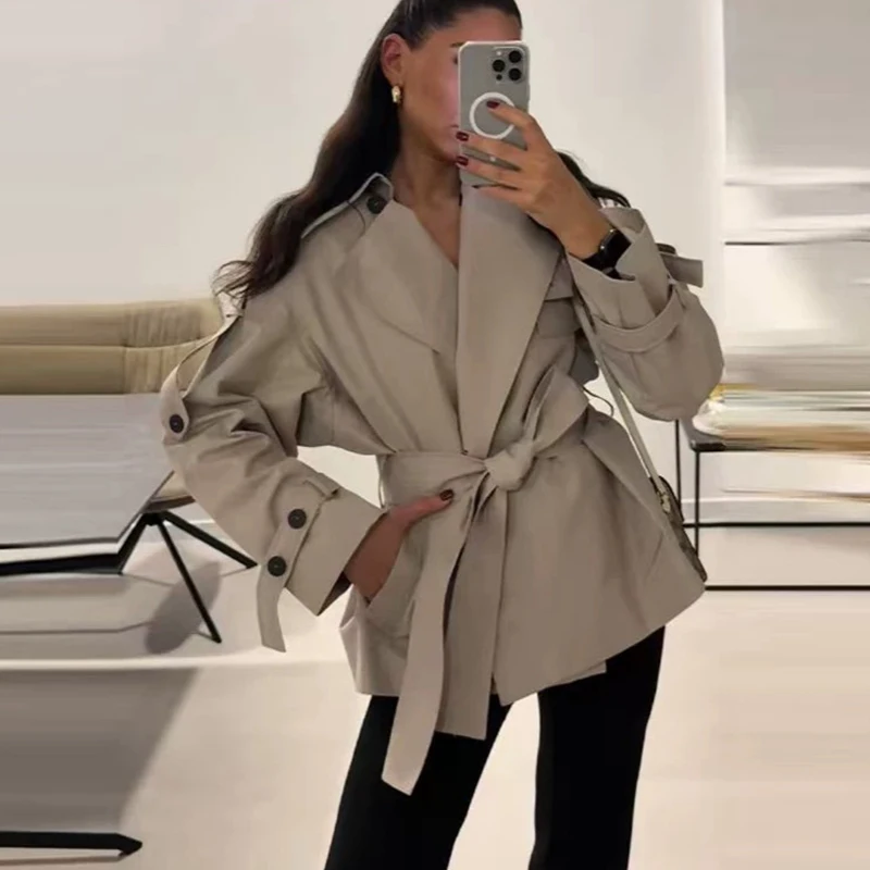Aliexpress Women's Jacket 2026 New Autumn Winter Long Sleeve Loose Windbreaker Coat  for Women Elegant Chic Female Outerwear - Aliexpress Deal