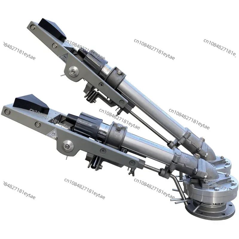 High Pressure Big Water Sprinkler, 360° Swing Arm Long-Distance Agriculture Irrigation Dusting Device