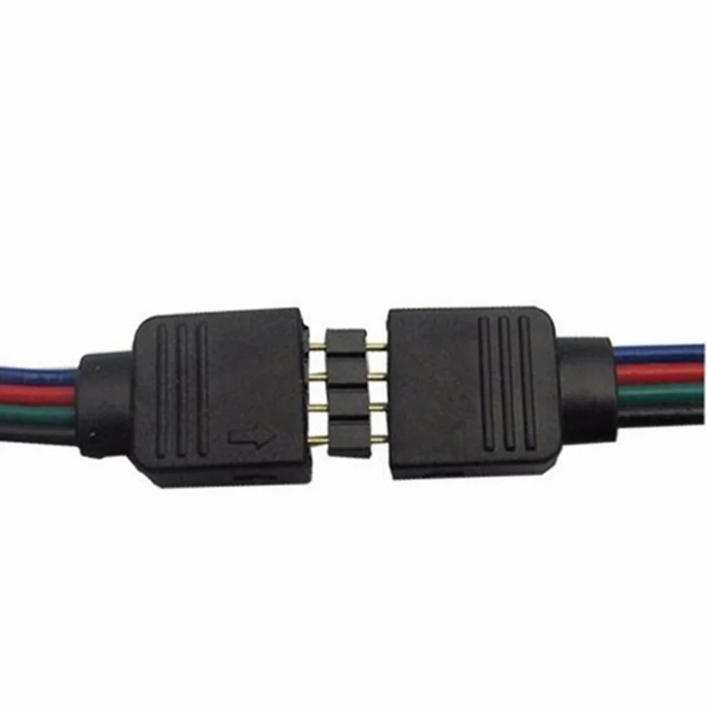 

50Pcs Pin Header Connectors 5050 LED Tape Connector Easy Install for Electrical Appliances and Pcb Projects