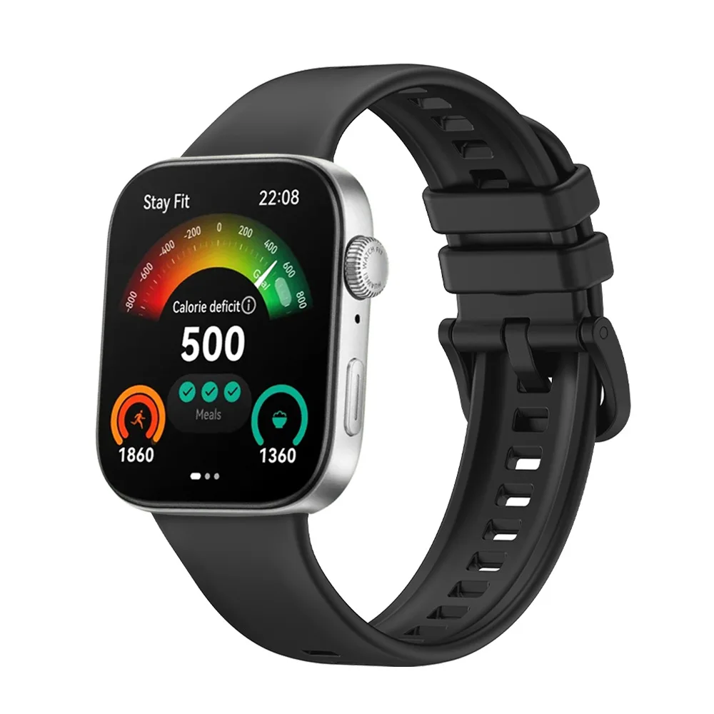 Correa de silicona para Huawei Watch Fit 3, pulsera con hebilla colorida, cinturón para Huawei Watch Fit 3, accesorios