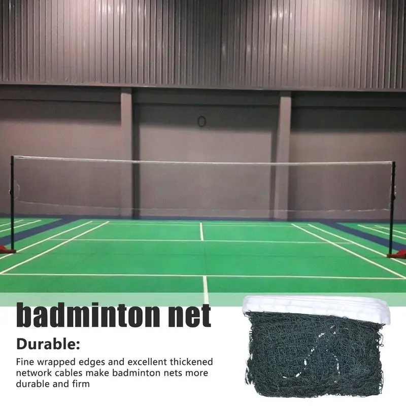 6.1mX0.76m Sport Volleyball Training Mesh Shuttlecock Badminton Net Net Badminton Equipment for Backyard Beach Park Outdoor