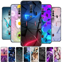 For ZTE Nubia Red Magic 7 Case Fashion Silicone Soft TPU Back Cover for Global Version Nubia REDMAGIC 7 Pro Case Coque Bumper