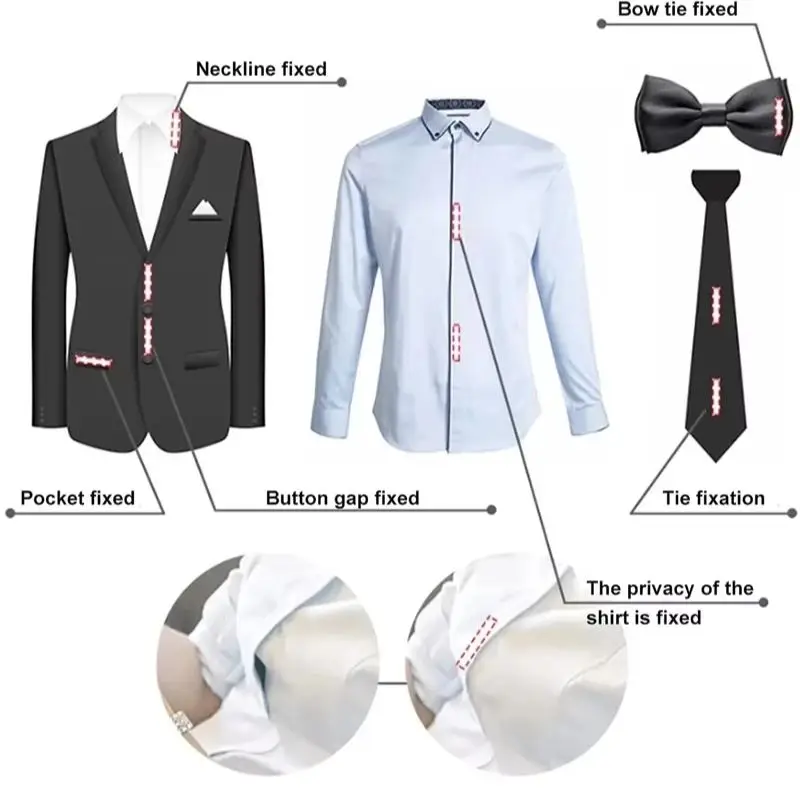 1/2/3 لفة مزدوجة الوجهين الجسم الشريط ذاتية اللصق الصدرية الملابس فستان سر ملصق الملابس الداخلية الشريط مكافحة عارية غير مرئية الصدر التصحيح #5