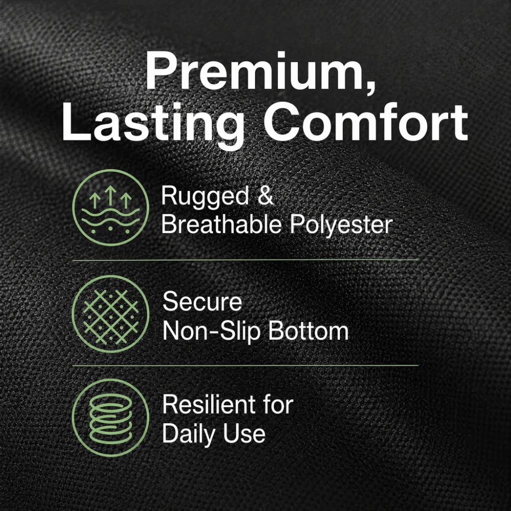 Slow Rebound Memory Foam Seat Cushion Pressure Relief Orthopedic Support Ergonomic Seat Cushion ‌No Collapse Non Slip