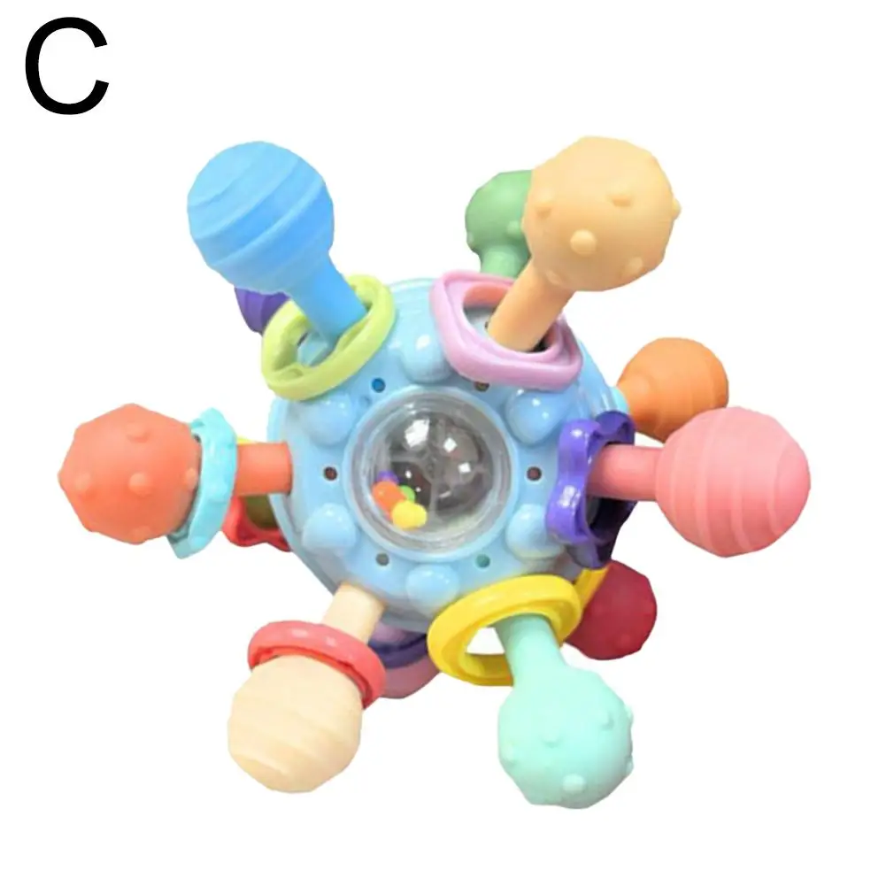 Jouets de dentition en silicone pour bébé, jouets à mâcher télécommandés, jouets de développement mentaires oriel pour bébé, 0 à 12 mois, J7i0