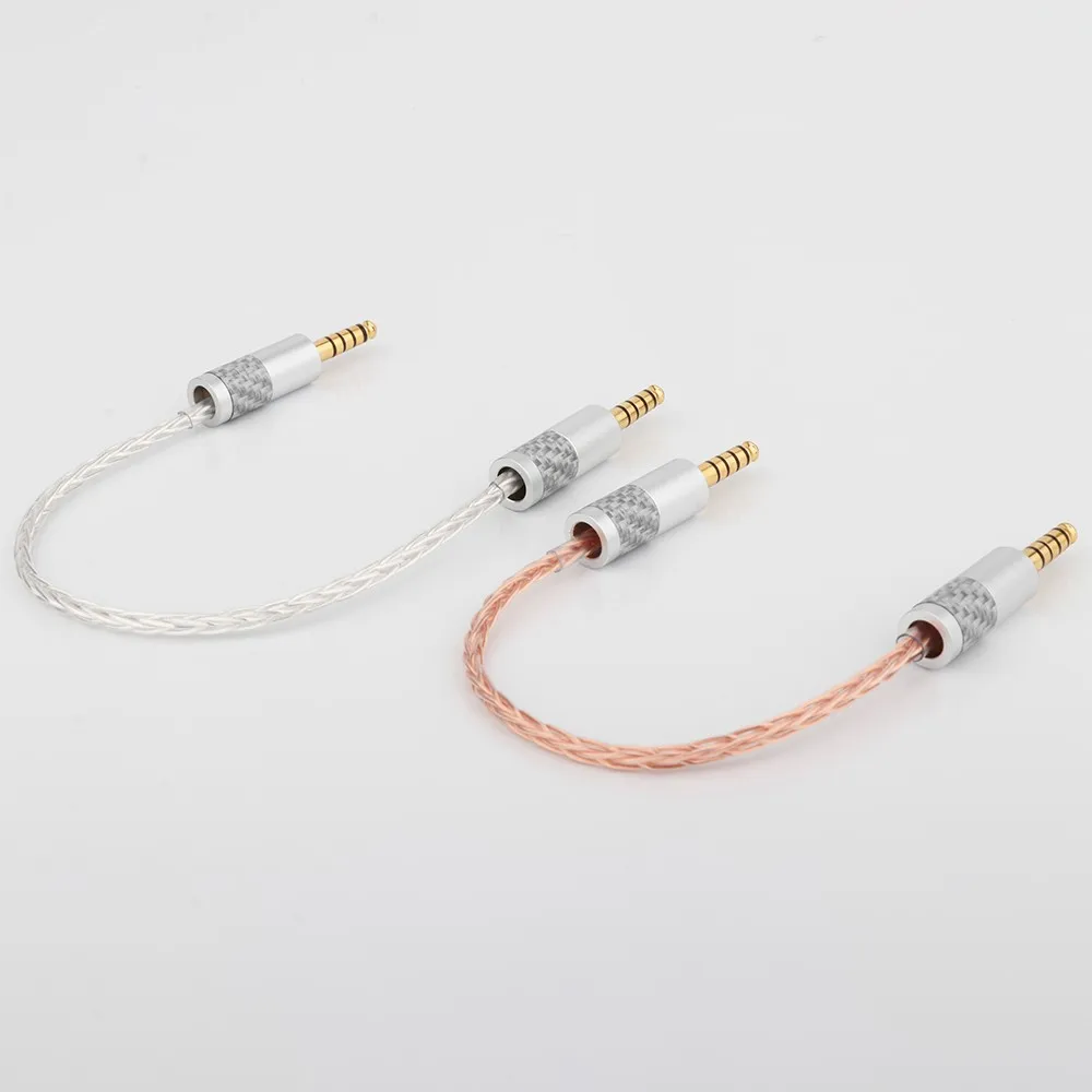 HIFI Single Crystal Kupfer 4,4 mm symmetrischer Stecker auf 4,4 mm symmetrischer Stecker Audio-Adapterkabel 4,4 Stecker auf Stecker Adapter – Detail 11